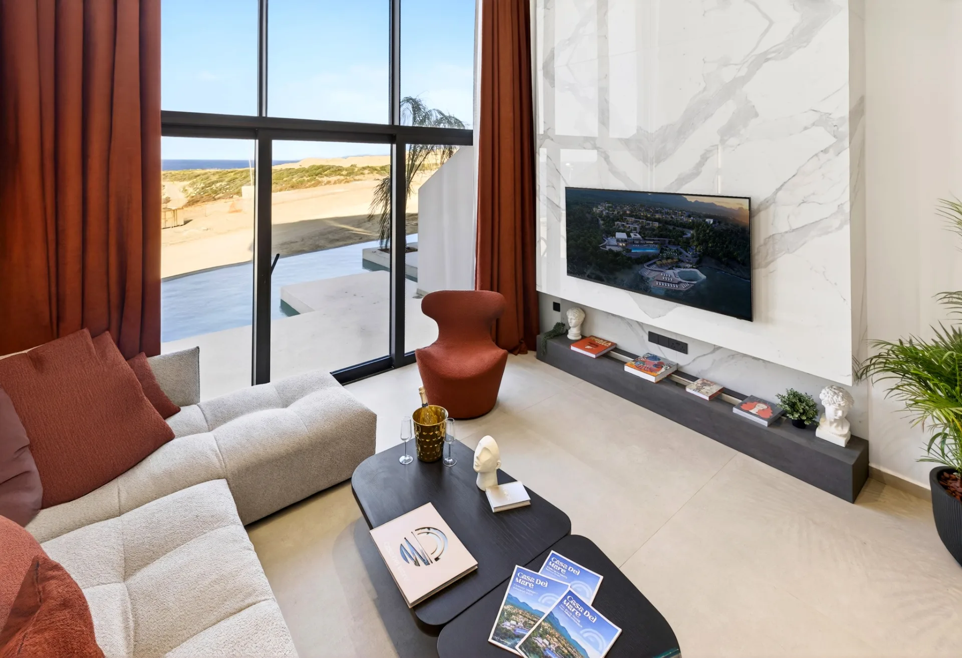 Śródziemnomorski kadr luksusu: loft 2+1 w Casa del Mare