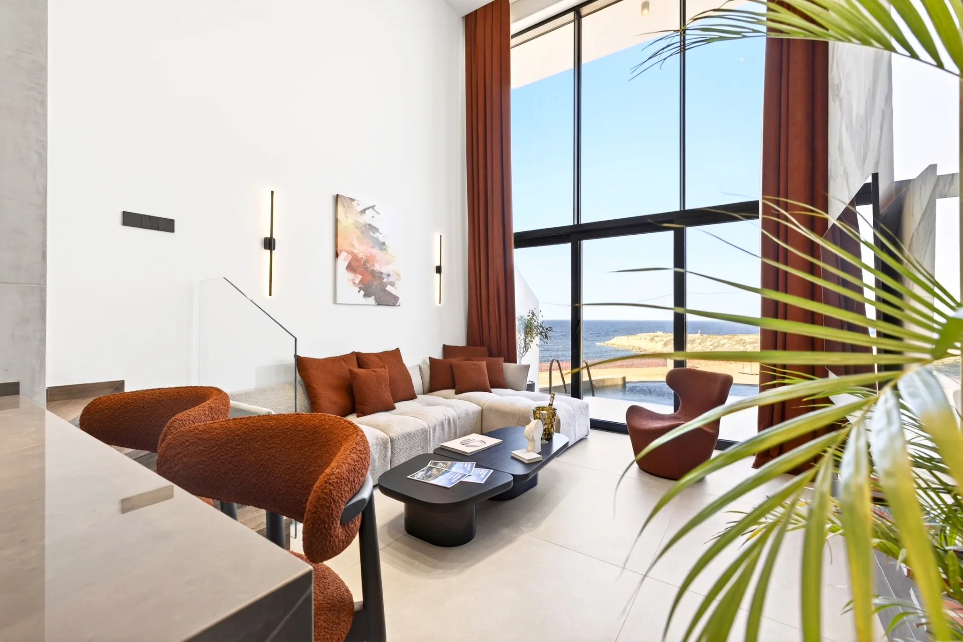 Luksusowy Penthouse Loft 2+1 z Widokiem na Morze | Casa del Mare, Północny Cypr