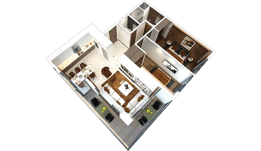 Luksusowy apartament 2+1 – idealny dla rodzin i wymagających